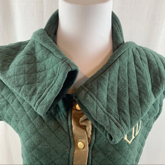 Marley Lilly monogram MLS quilted tunic sweatshirt NWT - Picture 7 of 16